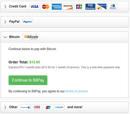 expressvpn bitcoin payment