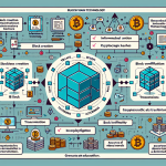 Create an illustrative image that depicts a step-by-step guide to understanding how blockchain technology works. The image should include a visual representation of a blockchain with clear labels for each part, such as blocks, transactions, and cryptographic hashes. Highlight key steps like creating a block, verifying information, adding the block to the chain, and maintaining chain integrity across the network. Include elements such as interconnected nodes (computers) to show decentralization, and use simple, easy-to-understand diagrams to make the complex concept accessible. The style should be modern and clean with a focus on education and clarity.