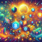 Create an illustration depicting the concept of Web3 in the context of cryptocurrency. Show a blend of decentralized blockchain networks, smart contracts, and digital wallets connected through nodes, symbolizing a user-centric internet. Use vibrant, futuristic colors and incorporate elements like lock-and-key symbols for security, and Ethereum or Bitcoin logos to represent decentralized finance. The background can be a digital world with interconnected data streams and abstract representations of decentralized applications (dApps).